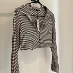 Zara crop blazer
